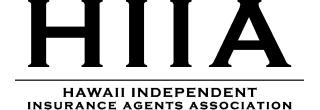 Hawaii Independent Insurance Agents Assoc. (HIIA)